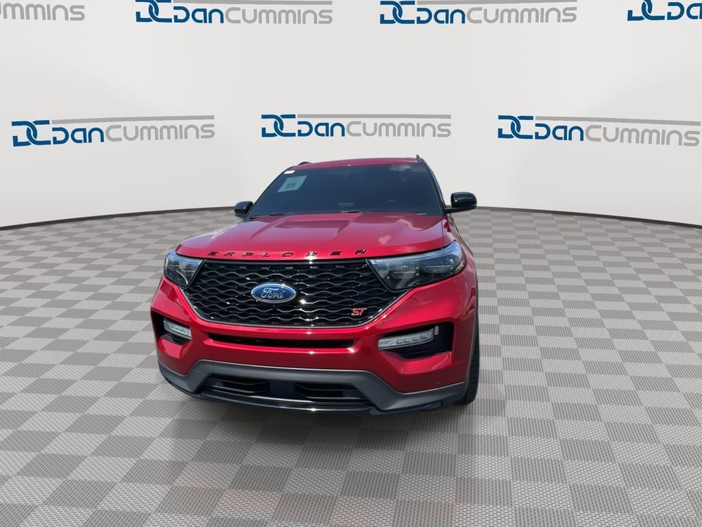 2023 Ford Explorer — rear three-quarter view