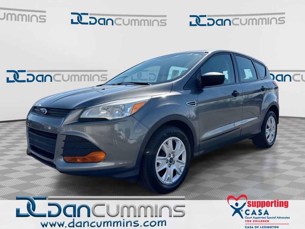 2014 Ford Escape S in Sterling Gray Metallic — front three-quarter view