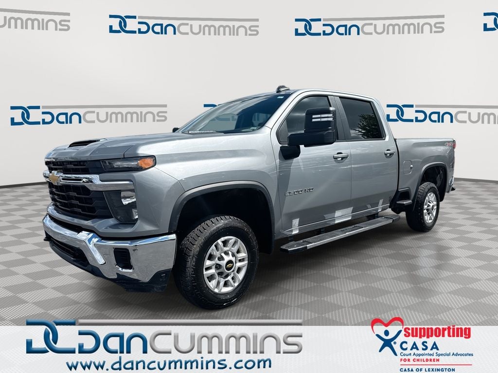 2024 Chevrolet Silverado 2500HD LT in Sterling Gray Metallic — front three-quarter view