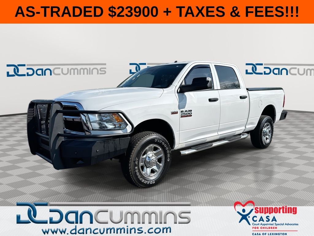 2018 RAM 2500 Tradesman in Bright White Clearcoat — front three-quarter view