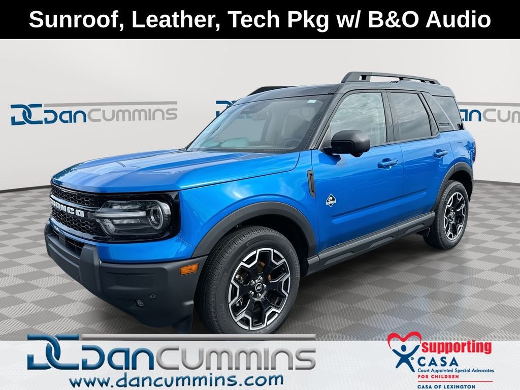2025 Ford Bronco Sport Outer Banks in Velocity Blue Metallic — front three-quarter view