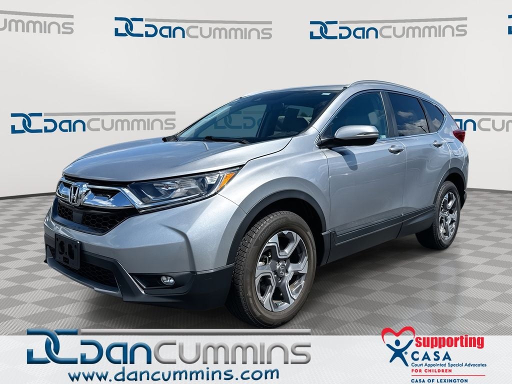 2019 Honda CR-V EX-L in Silver — front three-quarter view