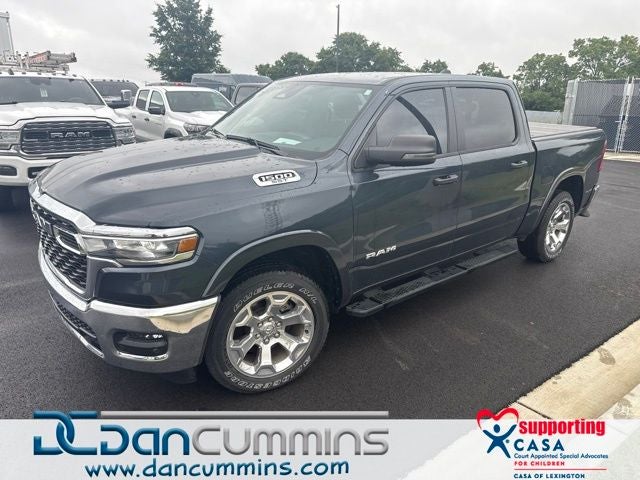 2025 RAM 1500 Big Horn/Lone Star in Forged Blue Metallic — front three-quarter view