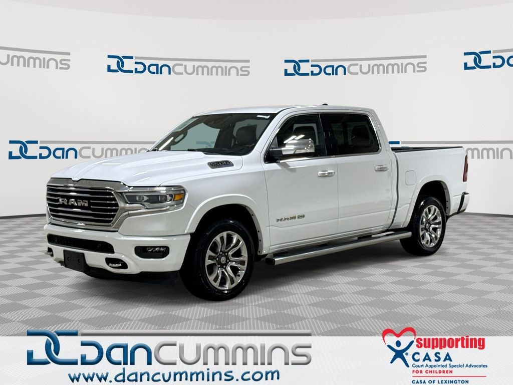 2022 RAM 1500 Limited in Bright White Clearcoat — front three-quarter view