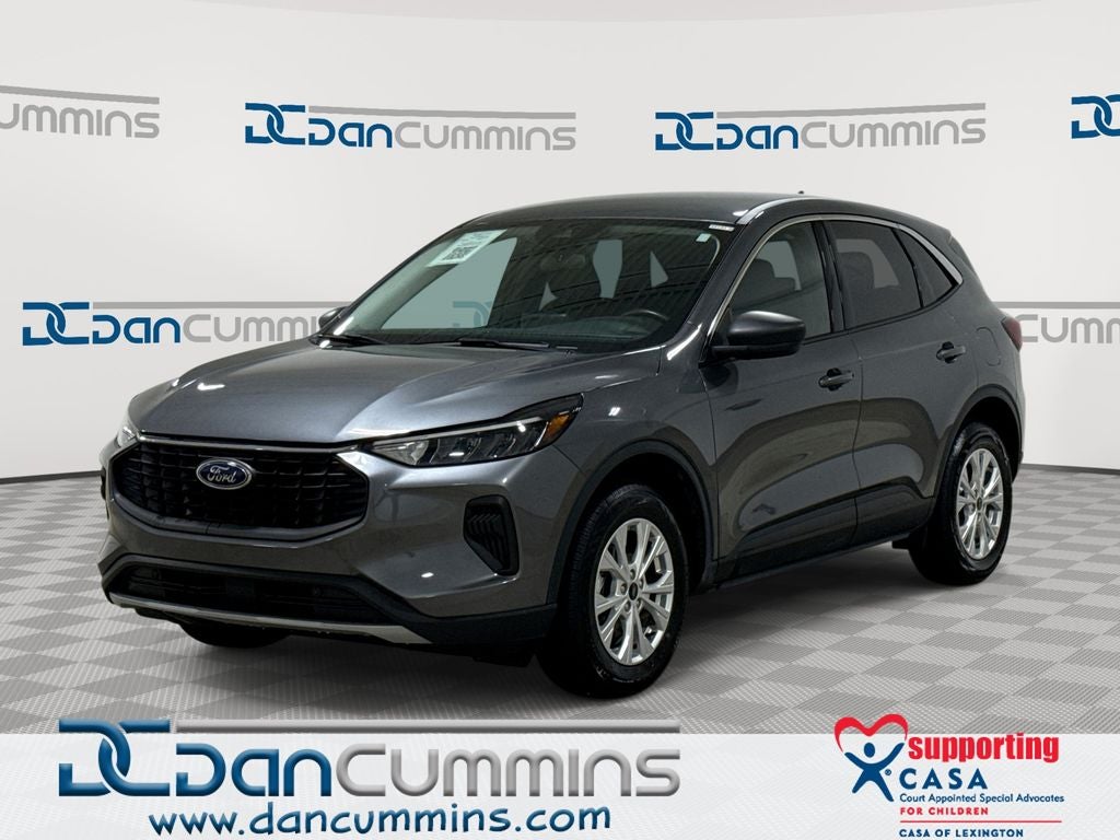 2024 Ford Escape Active in Gray Metallic — front three-quarter view