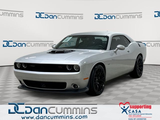 2019 Dodge Challenger R/T in Triple Nickel Clearcoat — front three-quarter view