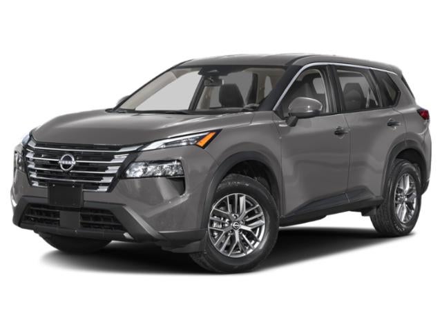 2024 Nissan Rogue S in Gun Metallic — front three-quarter view