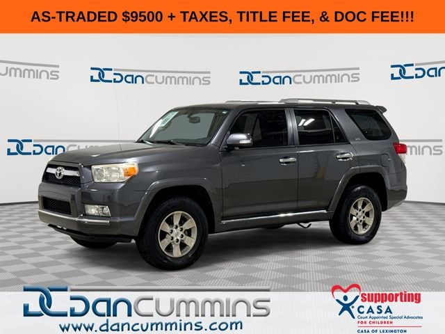 2010 Toyota 4Runner SR5 V6 in Black — front three-quarter view