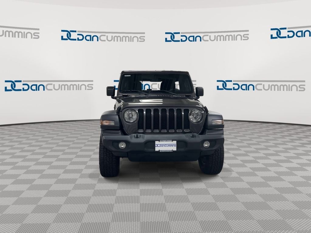 2019 Jeep Wrangler — rear three-quarter view