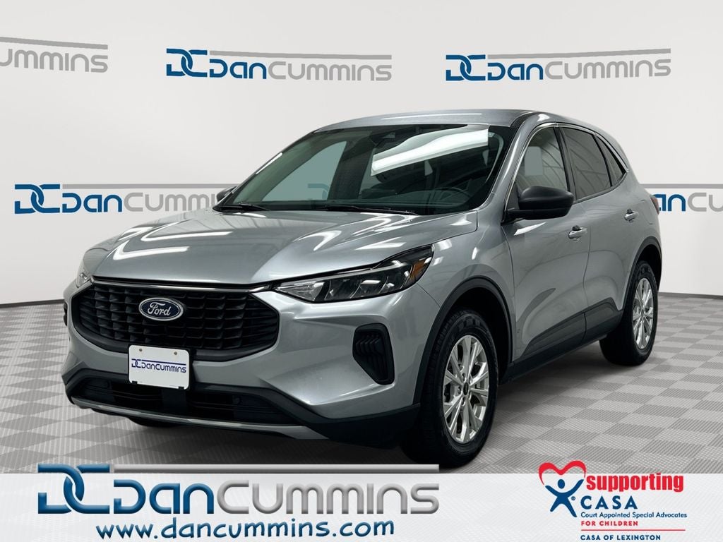 2024 Ford Escape Active in Silver Metallic — front three-quarter view