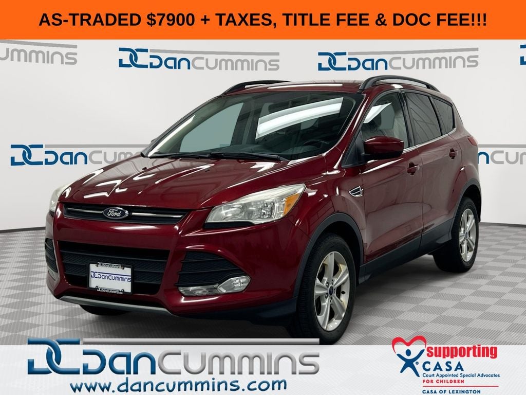 2016 Ford Escape SE in Ruby Red Metallic — front three-quarter view