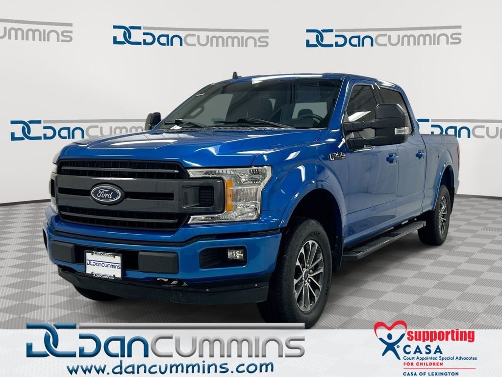 2020 Ford F-150 XL in Blue — front three-quarter view