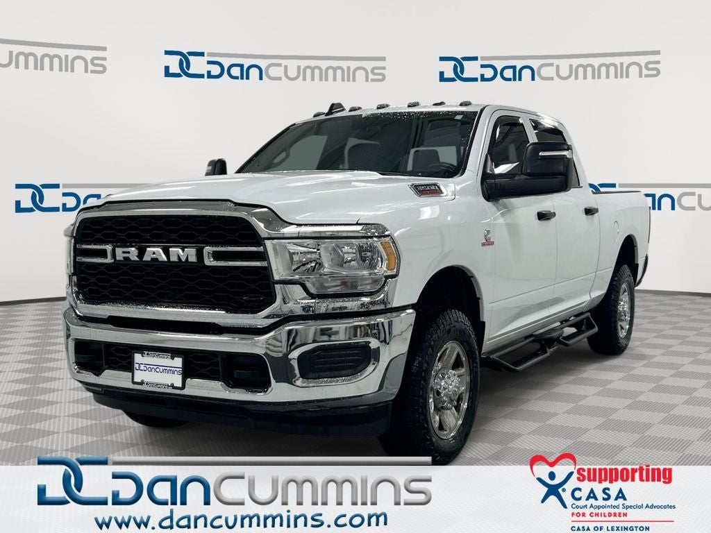 2024 RAM 3500 Tradesman in Bright White Clearcoat — front three-quarter view