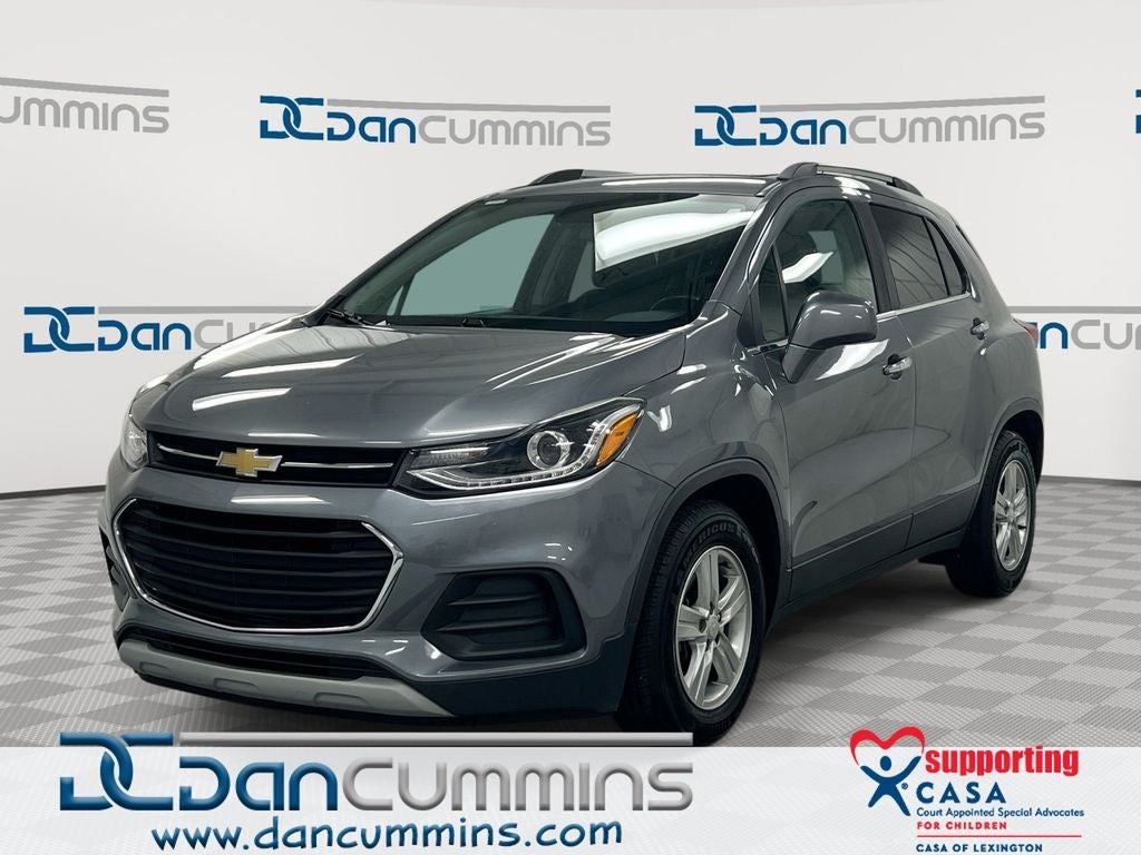 2020 Chevrolet Trax LT in Satin Steel Metallic — front three-quarter view