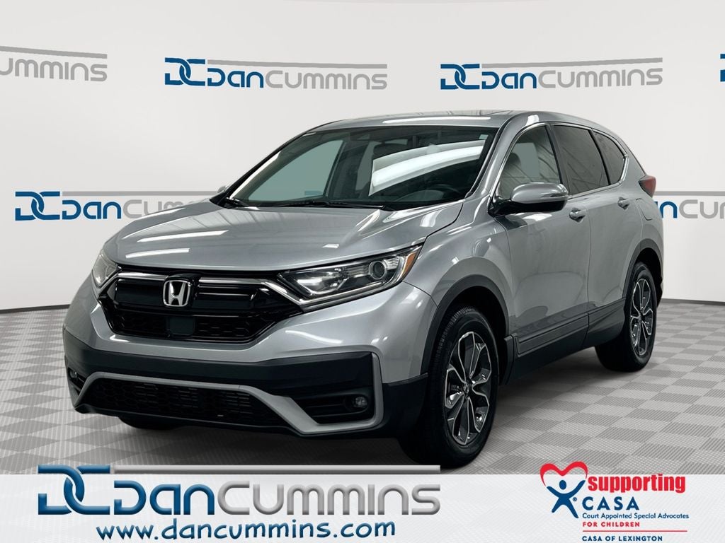 2022 Honda CR-V EX in Lunar Silver Metallic — front three-quarter view