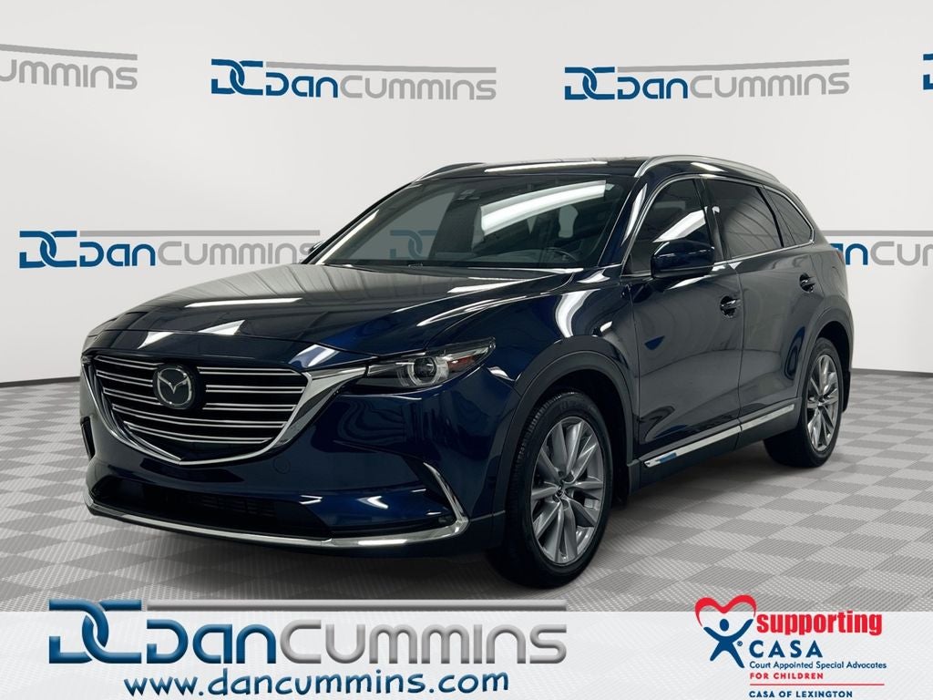 2016 Mazda Mazda CX-9 Grand Touring in Deep Crystal Blue Mica — front three-quarter view