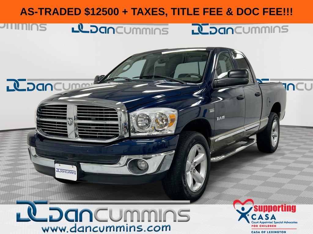 2008 Dodge Ram 1500 SLT in Blue — front three-quarter view