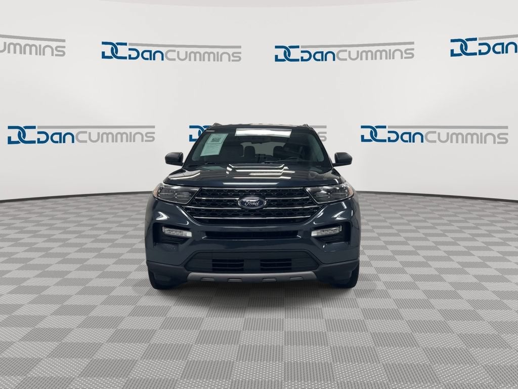2022 Ford Explorer — rear three-quarter view