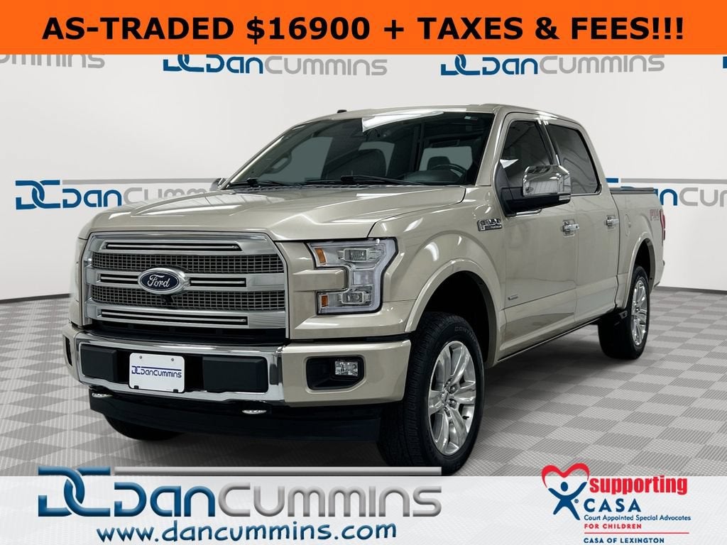 2017 Ford F-150 XL in Tan — front three-quarter view