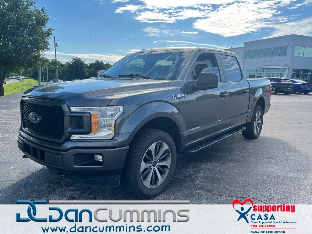 2019 Ford F-150 XL in Gray — front three-quarter view