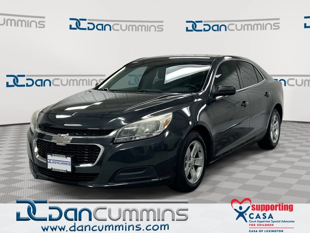 2015 Chevrolet Malibu LS in Ashen Gray Metallic — front three-quarter view