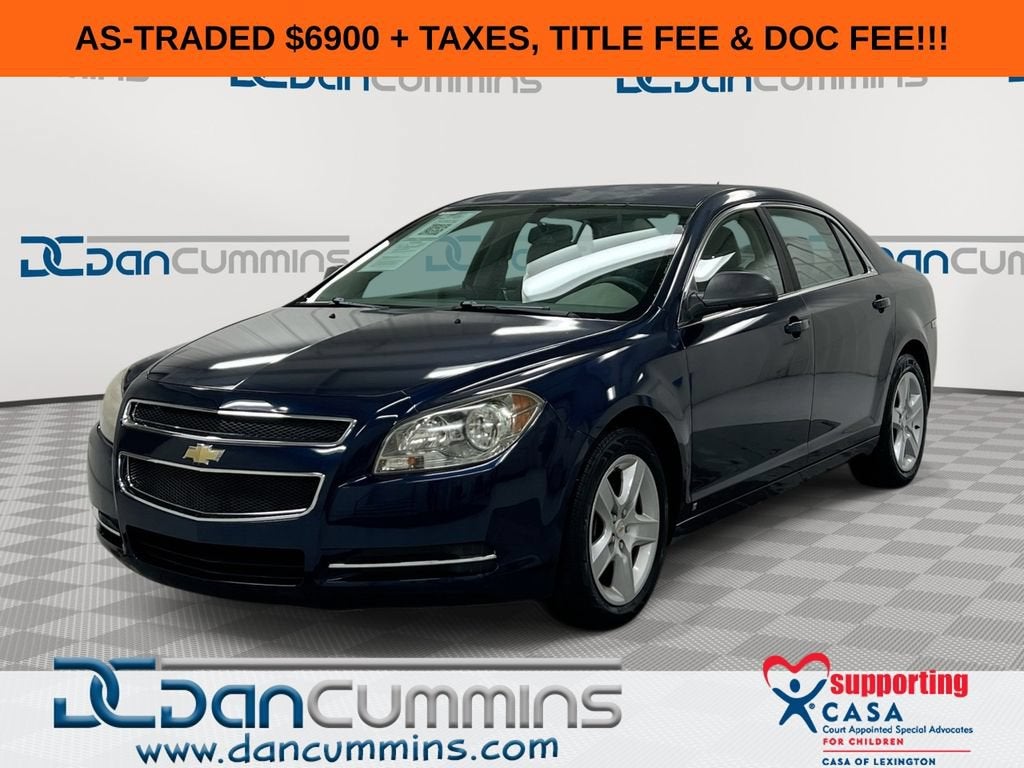 2009 Chevrolet Malibu LS w/1LS in Imperial Blue Metallic — front three-quarter view