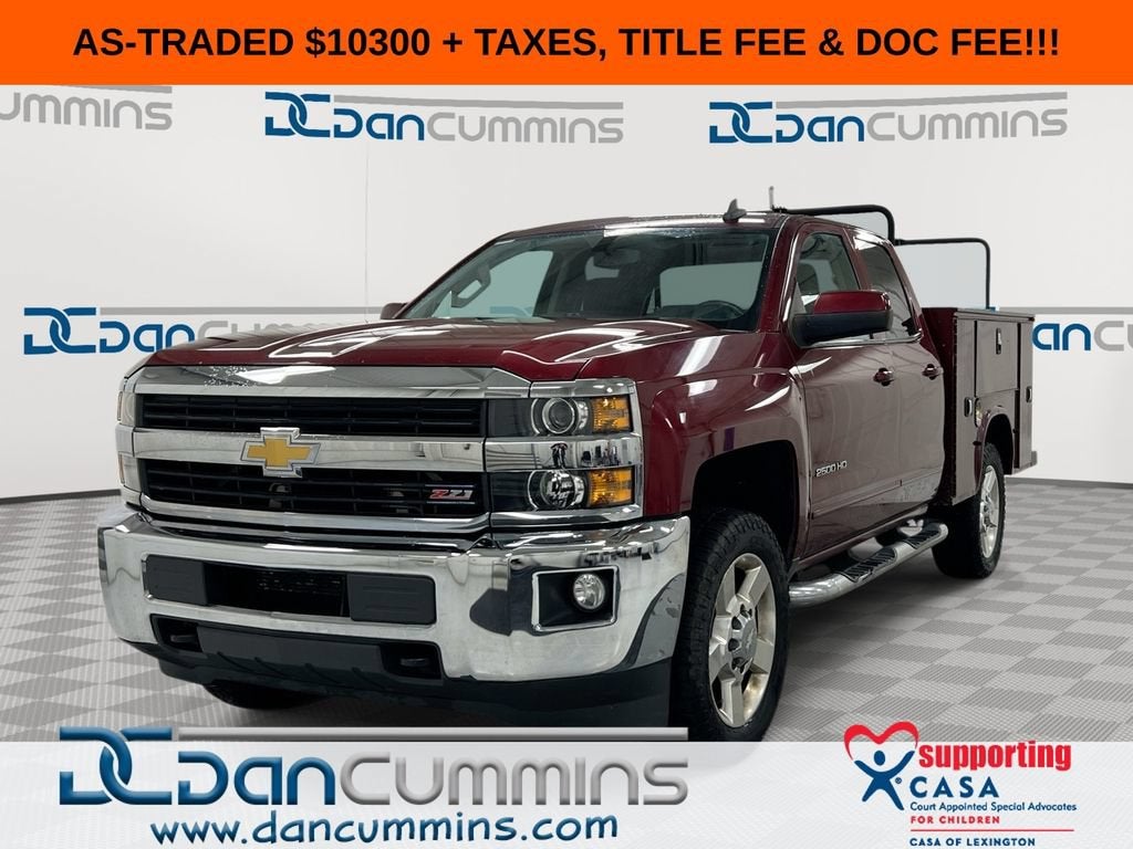 2016 Chevrolet Silverado 2500 HD LT in Siren Red Tintcoat — front three-quarter view
