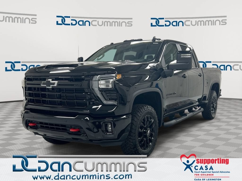 2026 Chevrolet Silverado 2500 HD LT in Black — front three-quarter view