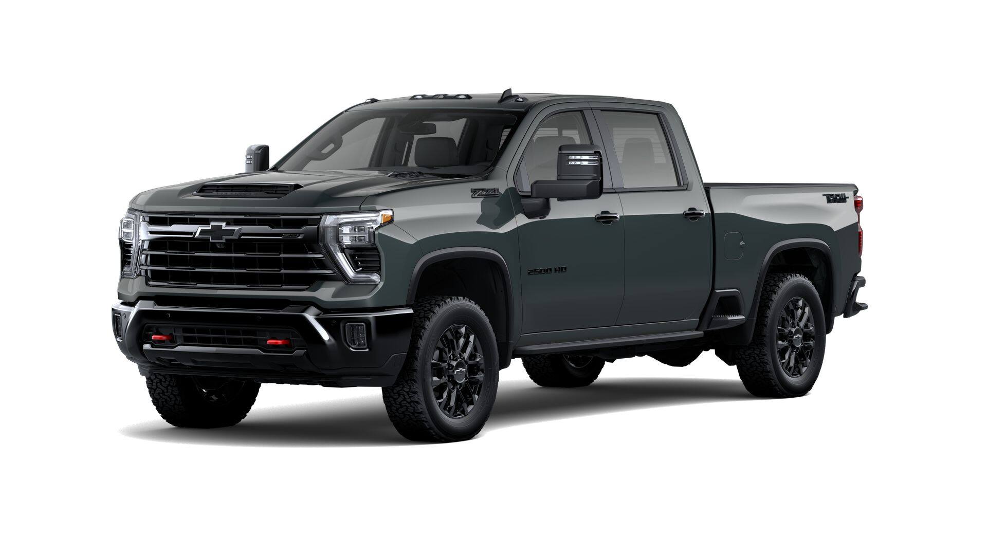 2026 Chevrolet Silverado 2500 HD LT in Cypress Gray — front three-quarter view