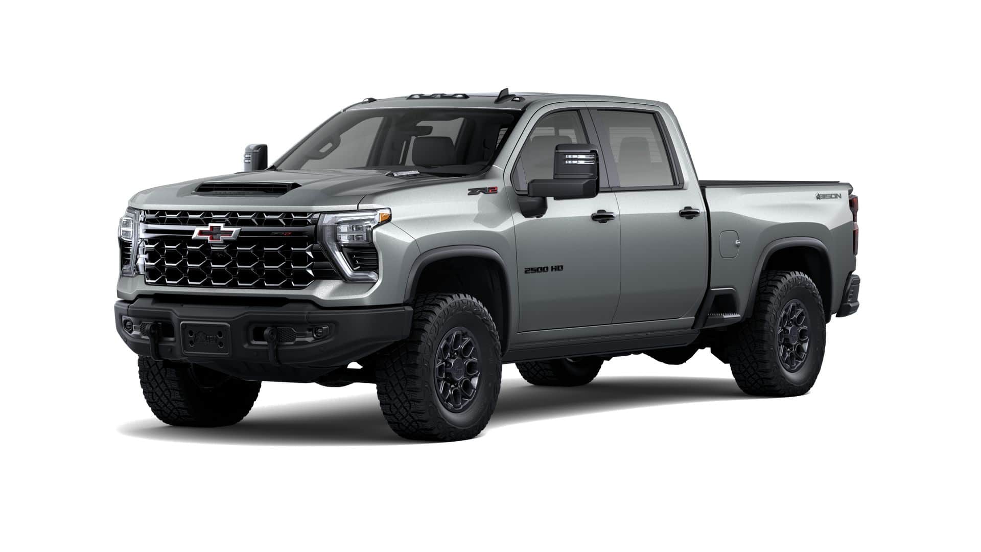 2026 Chevrolet Silverado 2500 HD ZR2 in Sterling Gray Metallic — front three-quarter view
