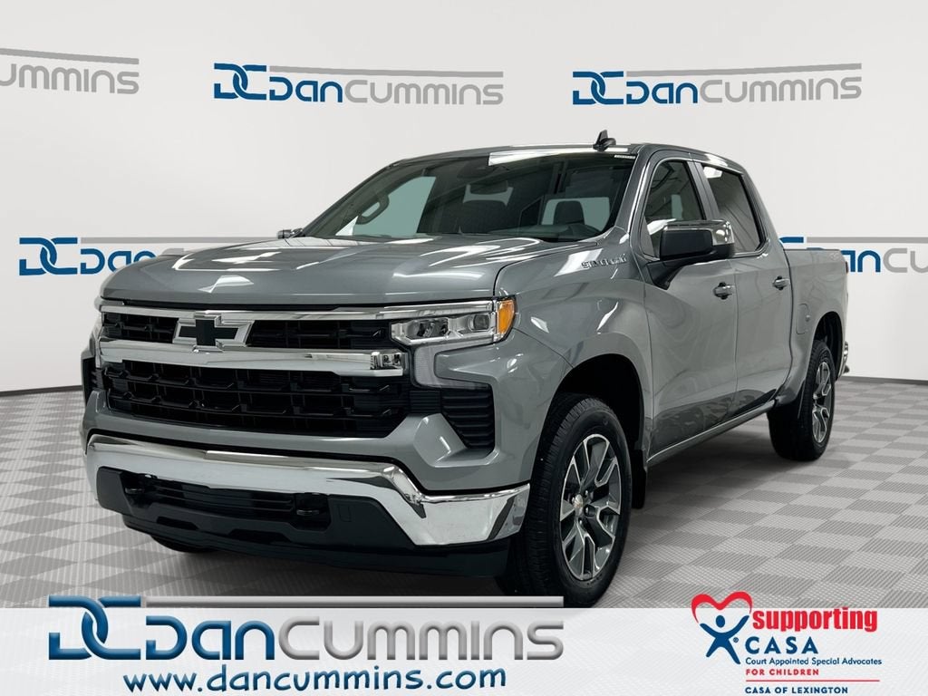 2026 Chevrolet Silverado 1500 LT in Sterling Gray Metallic — front three-quarter view