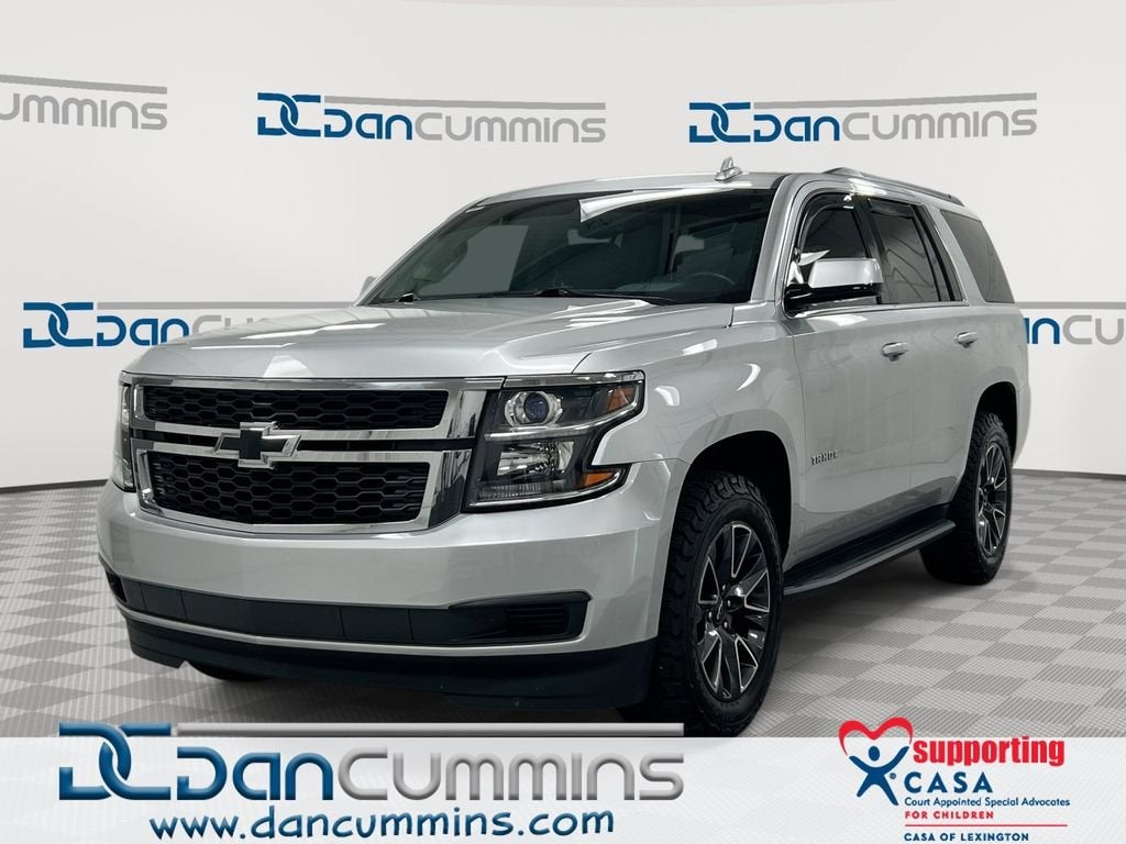 2017 Chevrolet Tahoe LS in Silver Ice Metallic — front three-quarter view