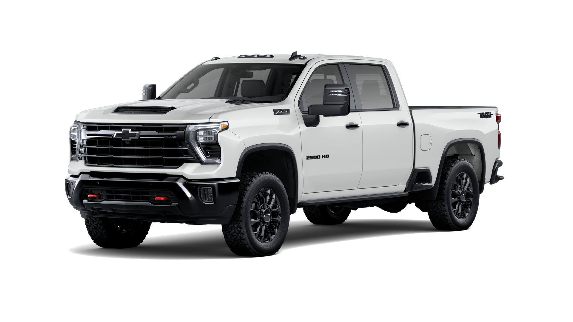 2026 Chevrolet Silverado 2500 HD LT in Summit White — front three-quarter view