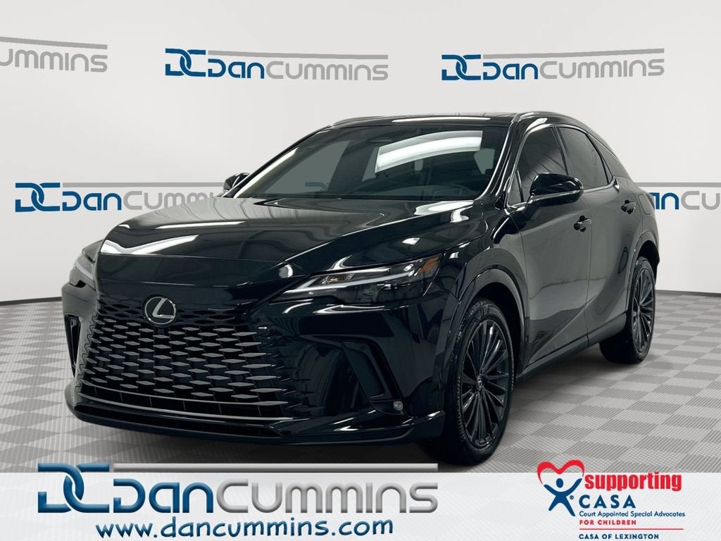 2025 Lexus RX RX 350 in Black — front three-quarter view