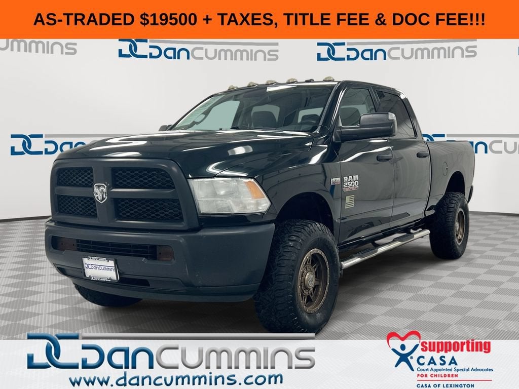 2015 RAM 2500 Tradesman in Black — front three-quarter view