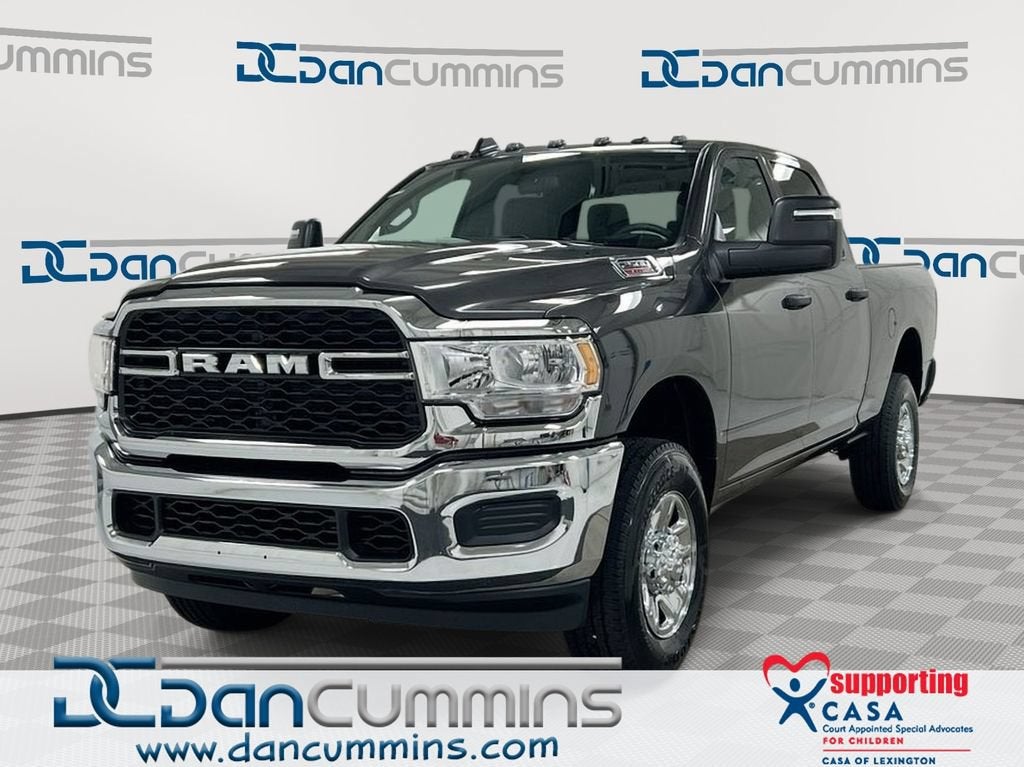 2024 RAM 2500 Tradesman in Gray — front three-quarter view