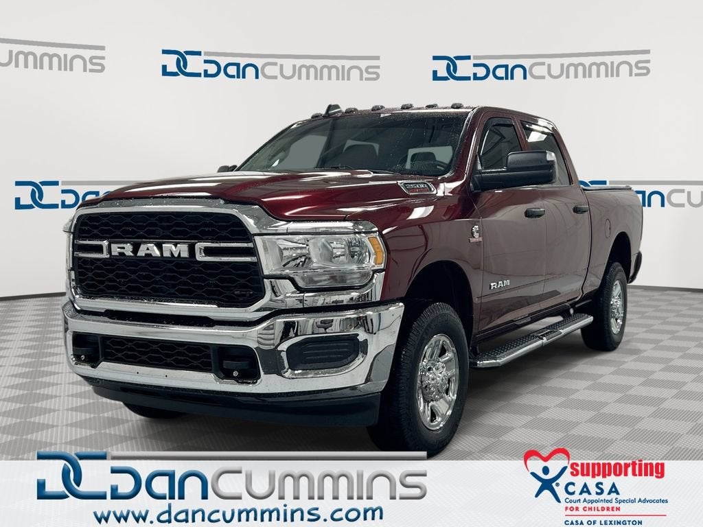 2020 RAM 2500 Tradesman in Red — front three-quarter view