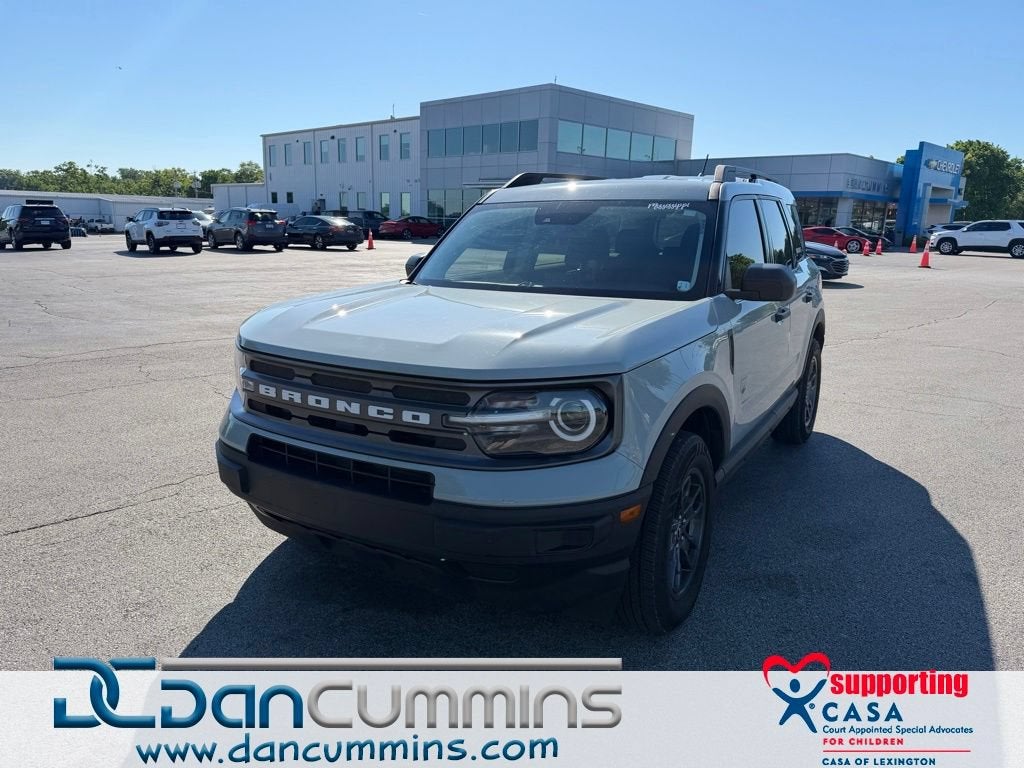 2022 Ford Bronco Sport Big Bend in Grey — front three-quarter view