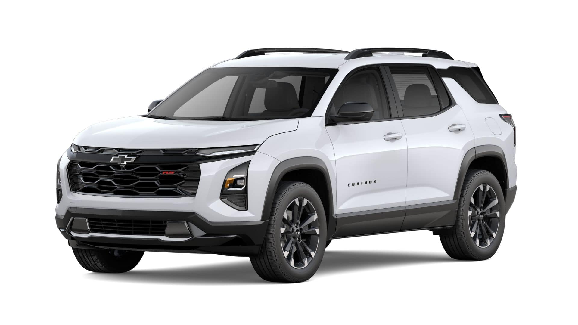 2027 Chevrolet Equinox FWD RS in Polar White Tricoat — front three-quarter view