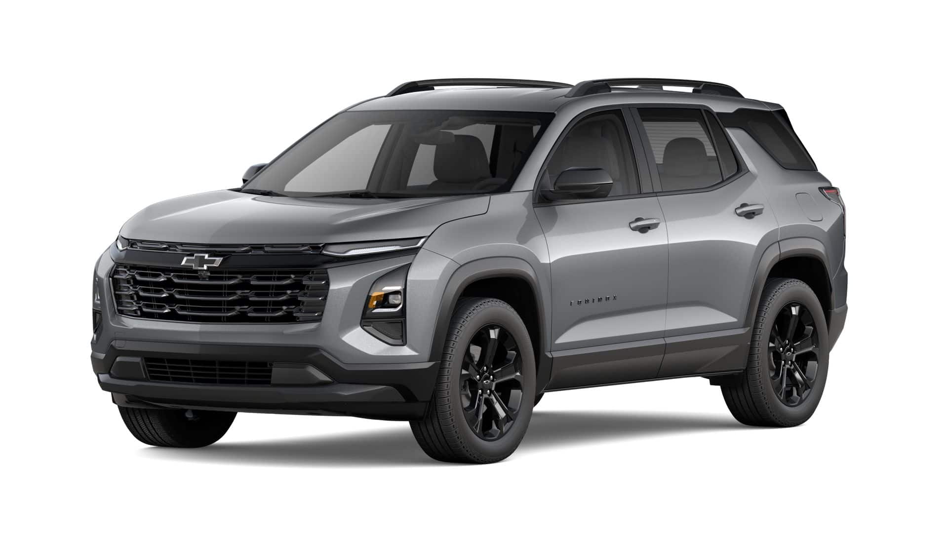 2027 Chevrolet Equinox LT in Sterling Gray Metallic — front three-quarter view