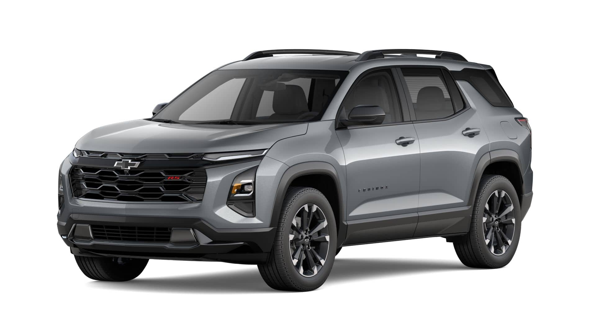 2027 Chevrolet Equinox RS in Sterling Gray Metallic — front three-quarter view