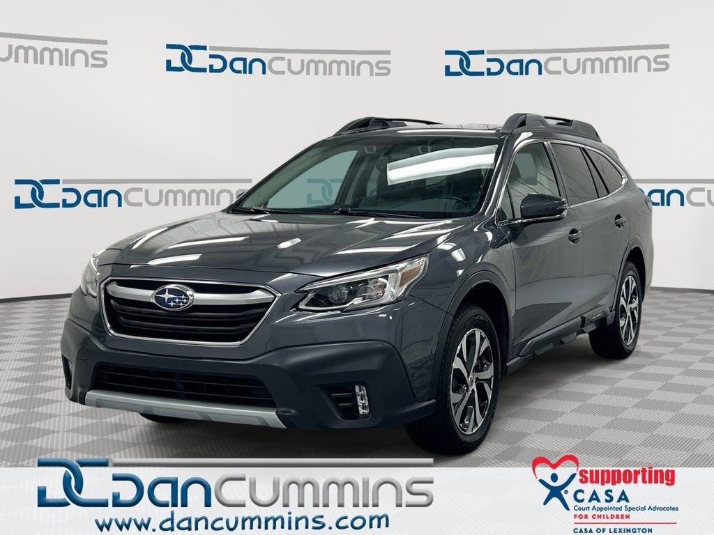 2022 Subaru Outback Limited in Gray — front three-quarter view