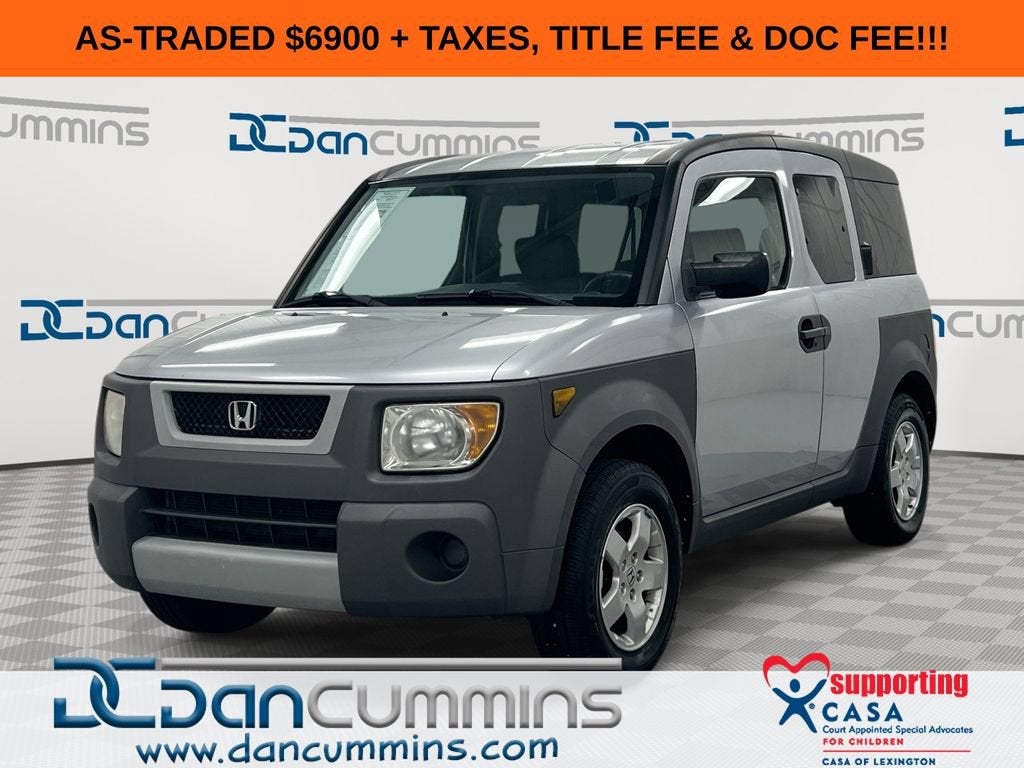 2003 Honda Element EX in Silver — front three-quarter view