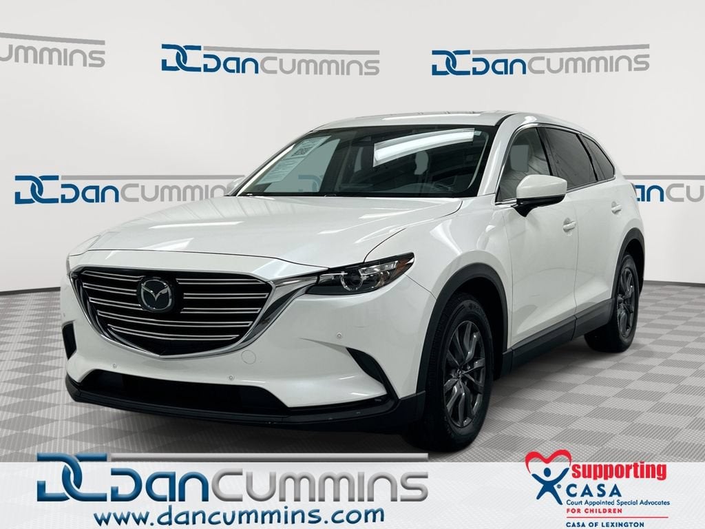 2020 Mazda Mazda CX-9 Touring in White — front three-quarter view