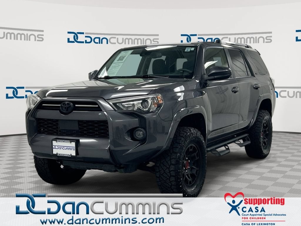 2023 Toyota 4Runner SR5 in Gray — front three-quarter view
