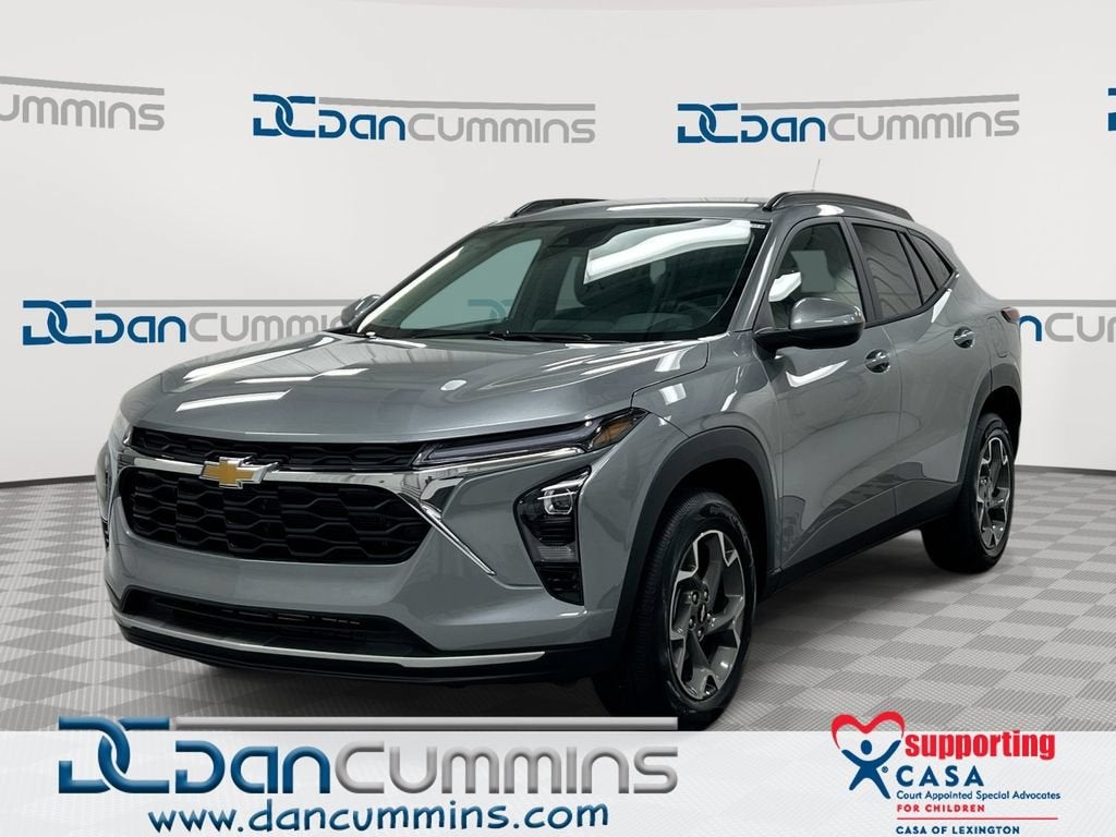 2026 Chevrolet Trax LT in Sterling Gray Metallic — front three-quarter view