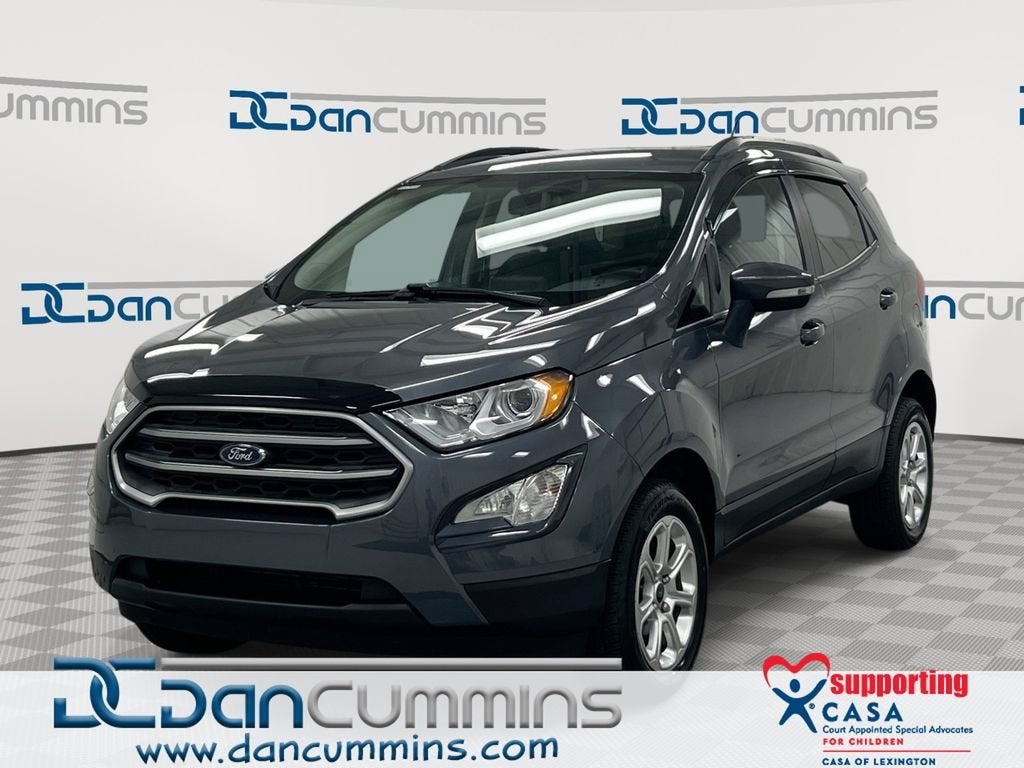 2021 Ford EcoSport SE in Black — front three-quarter view