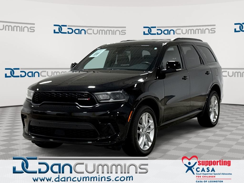 2025 Dodge Durango GT Plus in Black — front three-quarter view
