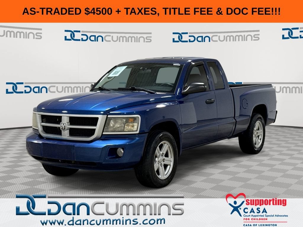 2011 RAM Dakota Bighorn/Lonestar in Blue — front three-quarter view