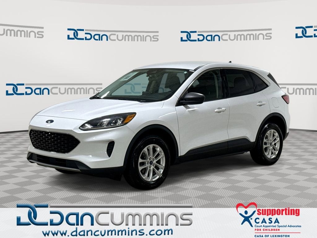 2022 Ford Escape SE in White — front three-quarter view
